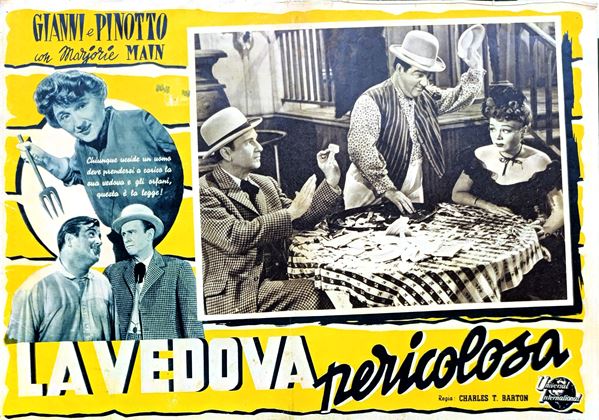 La vedova pericolosa. Fotobusta