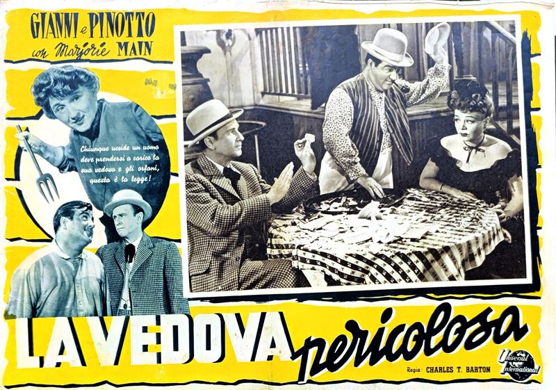 La Vedova Pericolosa. Fotobusta