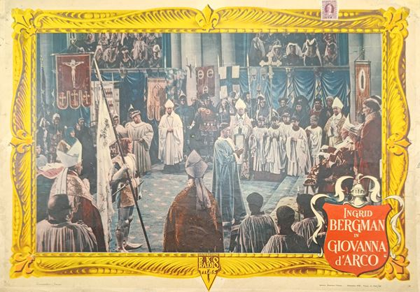 Giovanna D'Arco. Fotobusta originale