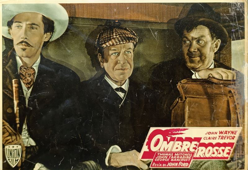 Ombre rosse. Fotobusta originale