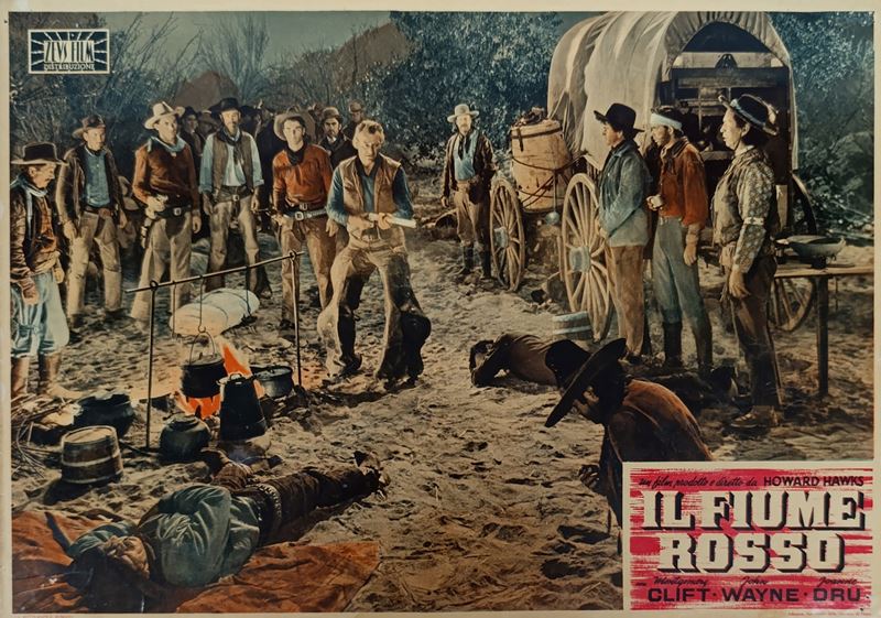 Il fiume rosso. Fotobusta originale