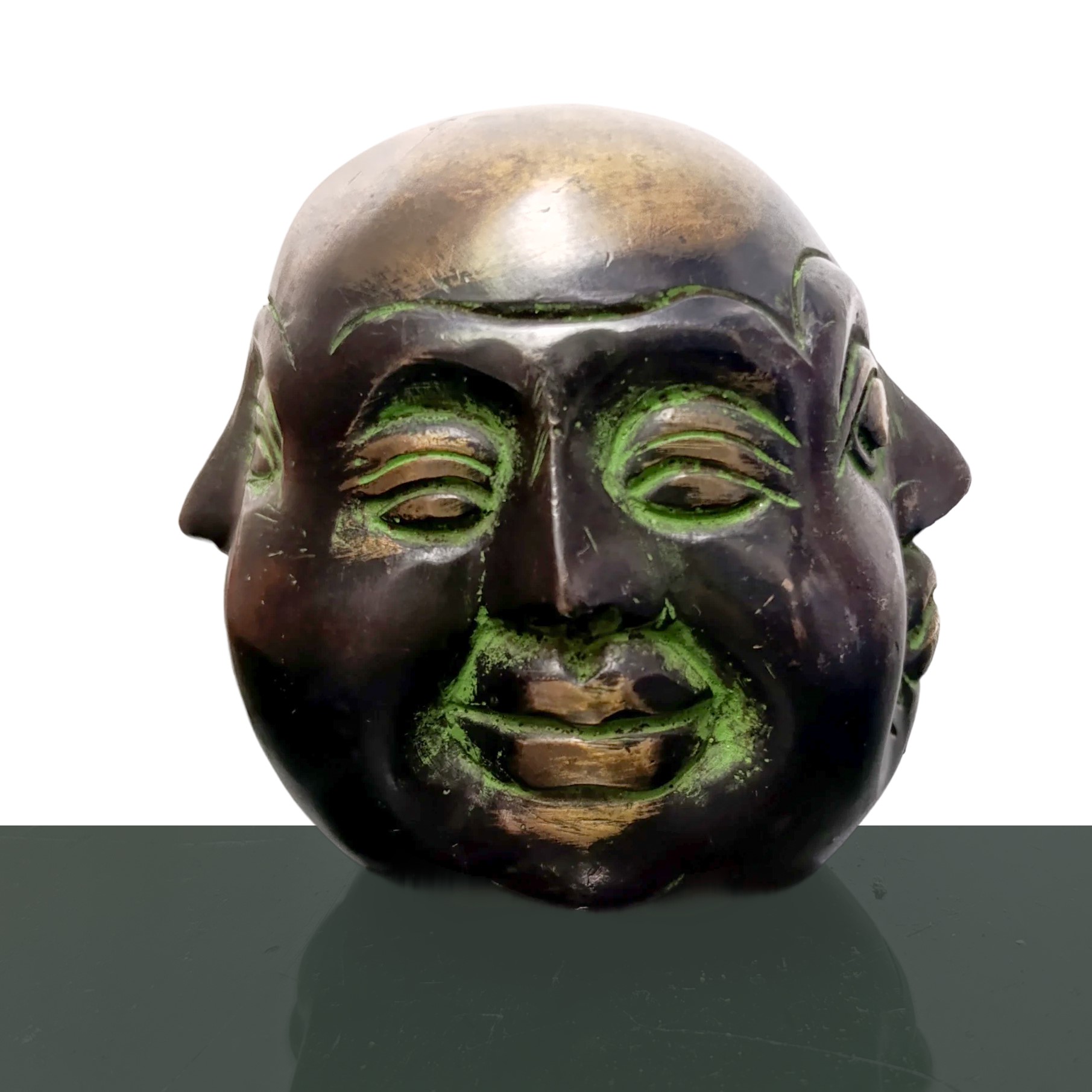 Buddha a 4 facce con la rappresentazione di quattro differenti emozioni