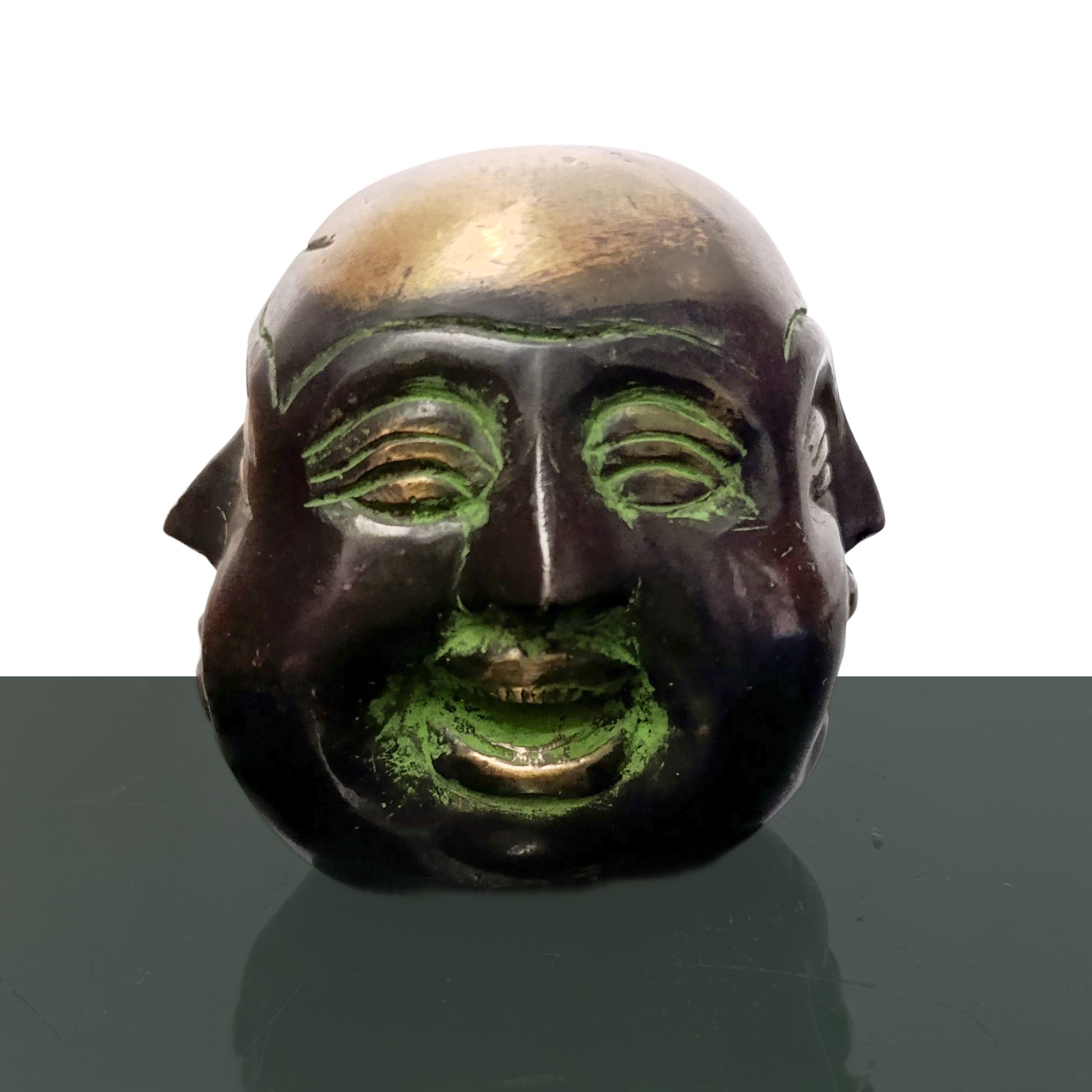 Buddha a 4 facce con la rappresentazione di quattro differenti emozioni