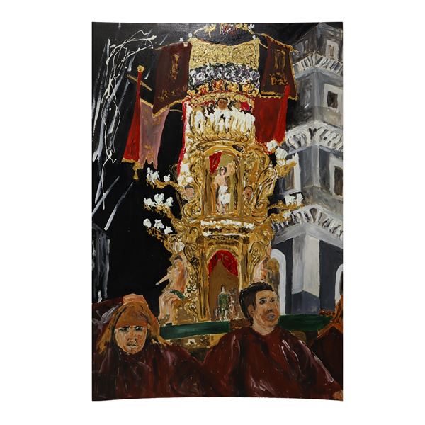Antonio  Nicoletti - Candelora con portatori