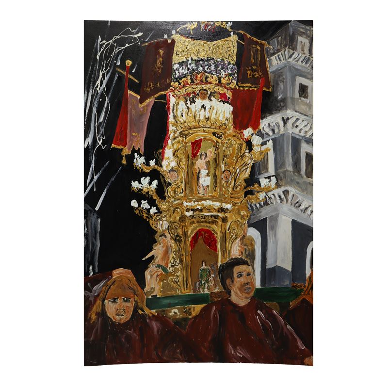 Candelora con portatori