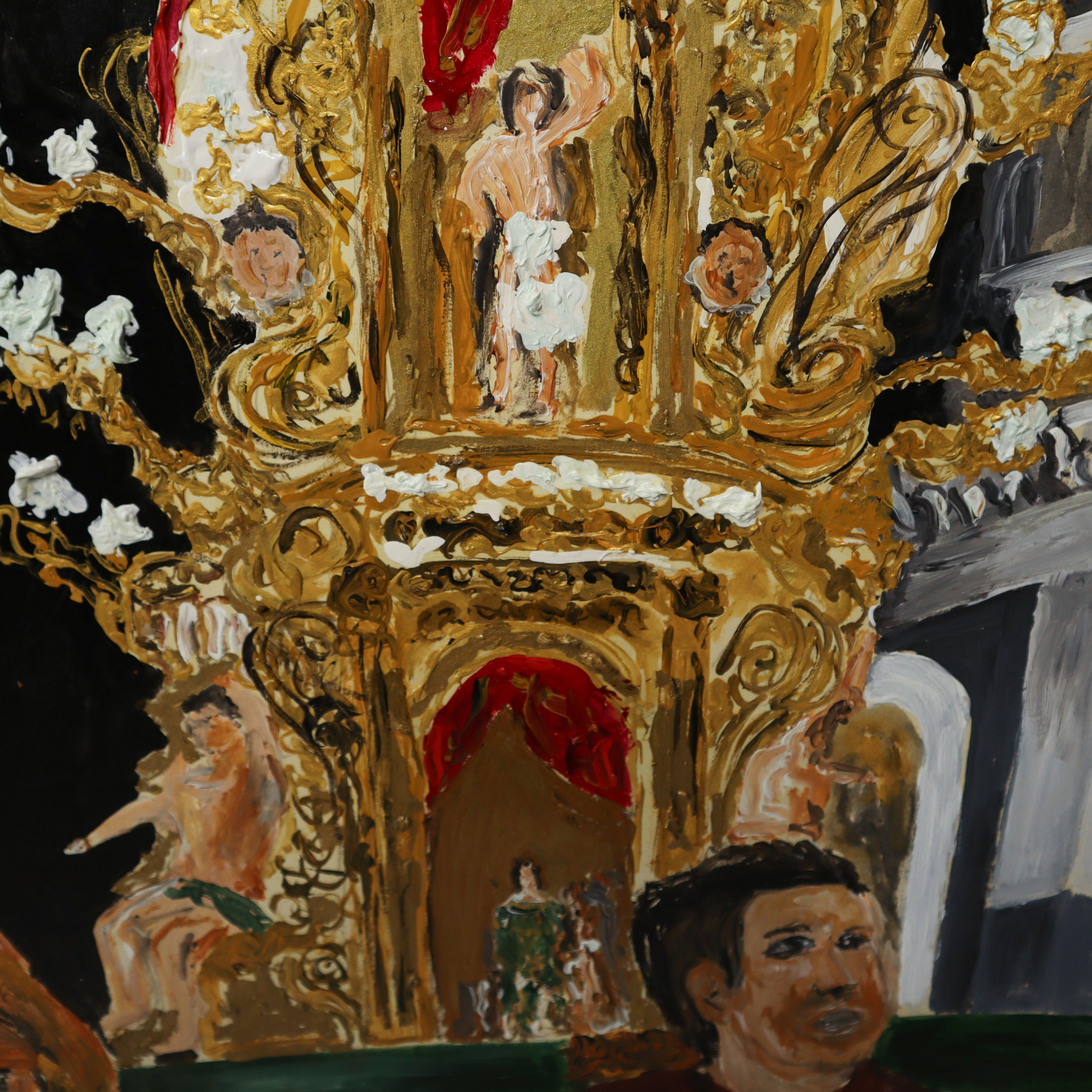 Candelora con portatori