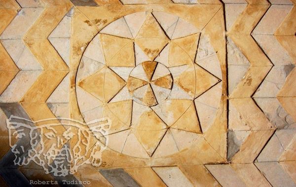 Collection "MAN MADE" 2009 slide, 30x46, Digital Fine Art print on photographic matte paper, Sicily Park Strength, ancient floor canopy, detail