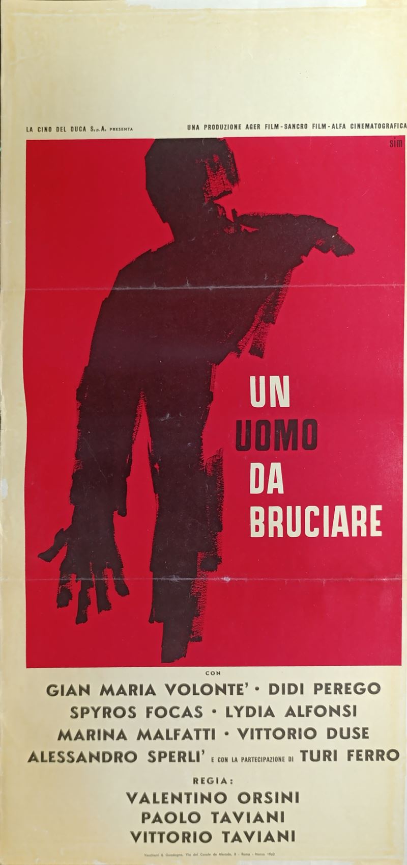 Un uomo da bruciare