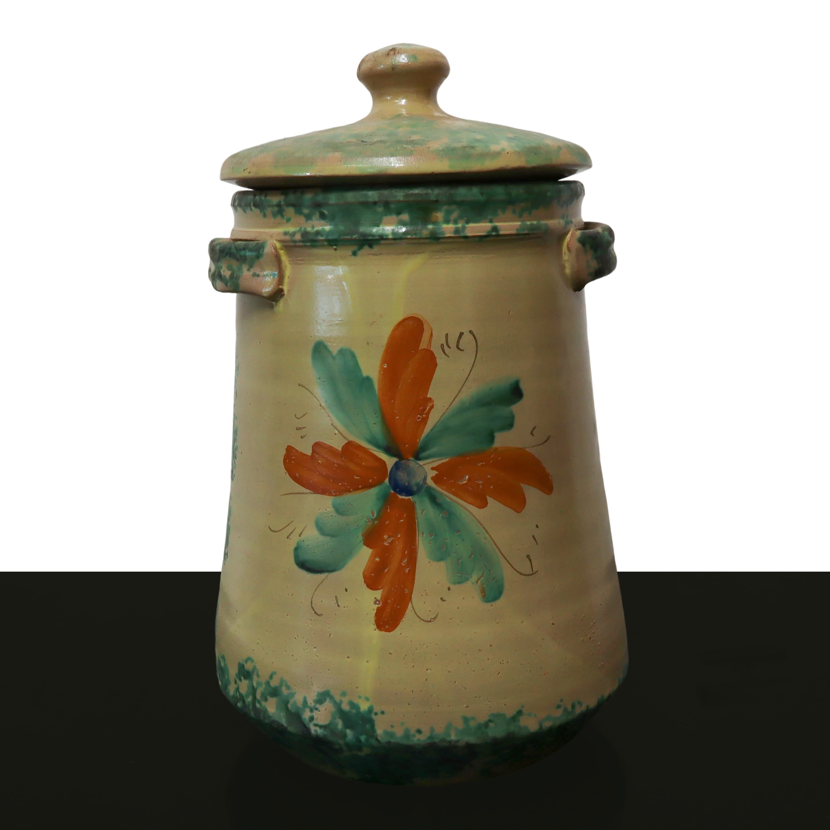 Saliera in maiolica di Caltagirone