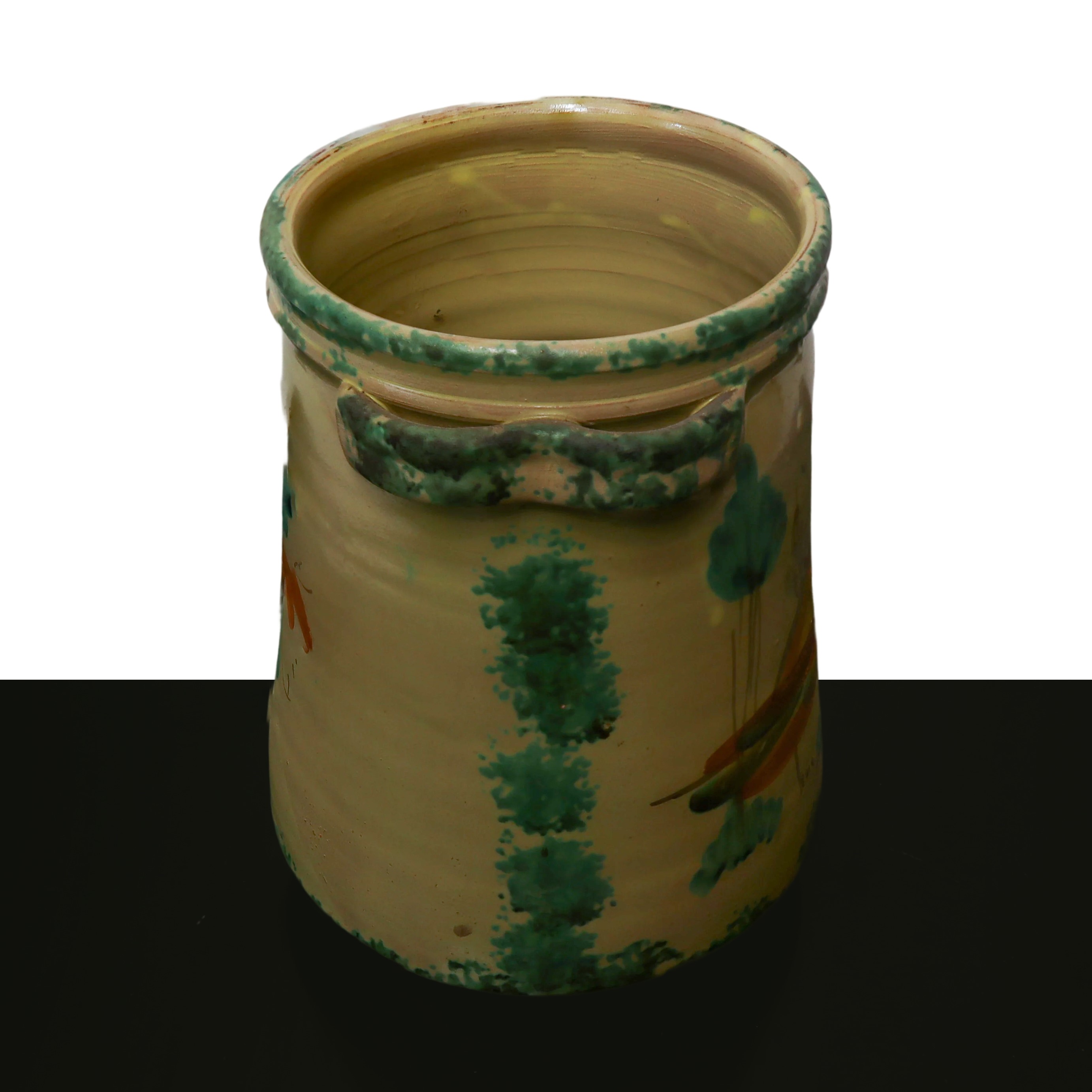 Saliera in maiolica di Caltagirone