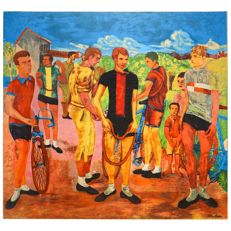 Aligi Sassu - Ciclista