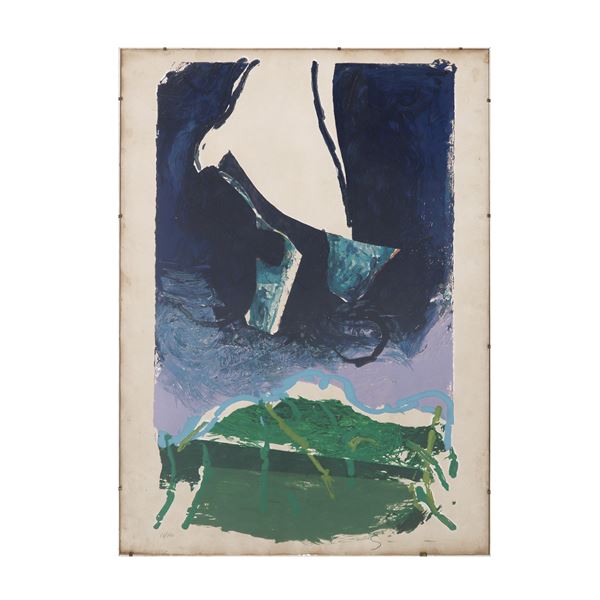 Mario Schifano - Abstract landscape