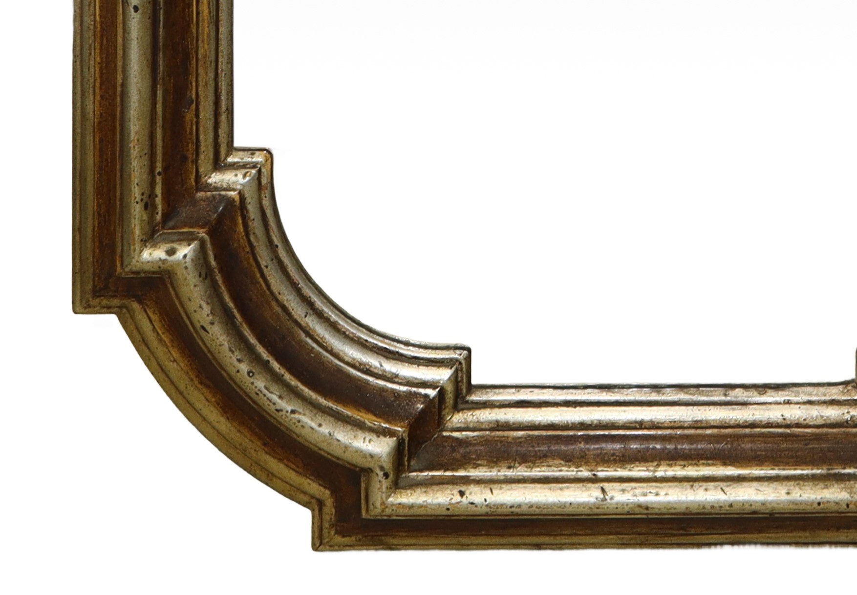 Specchiera con cornice dorata