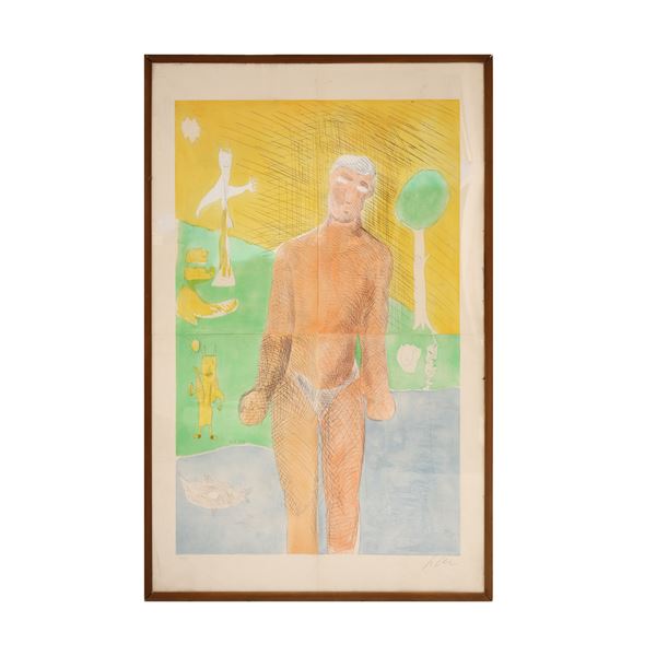 Sandro  Chia - Figure of a man