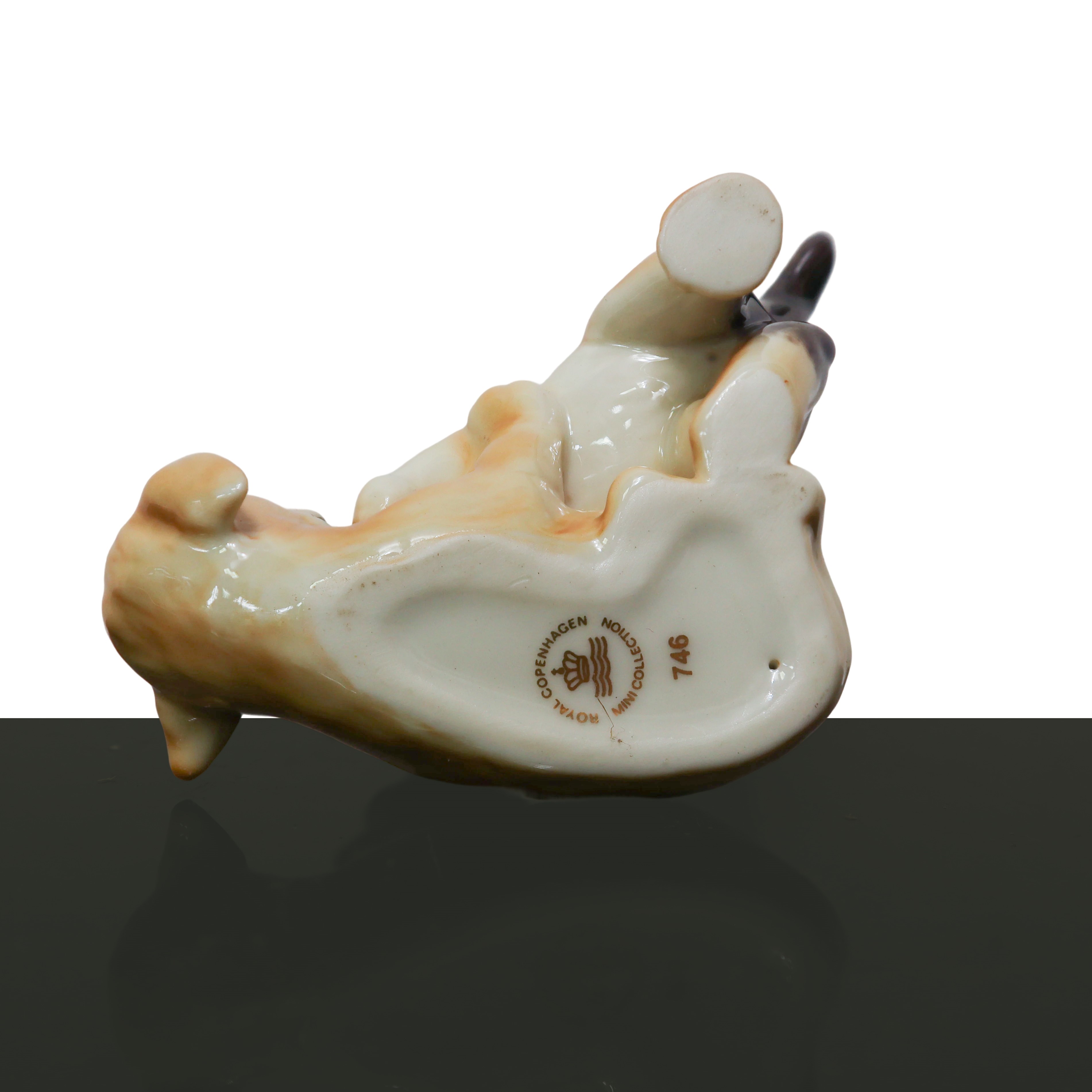 Royal Copenhagen - Coppia di cani (mini collection figurina n. 746)
