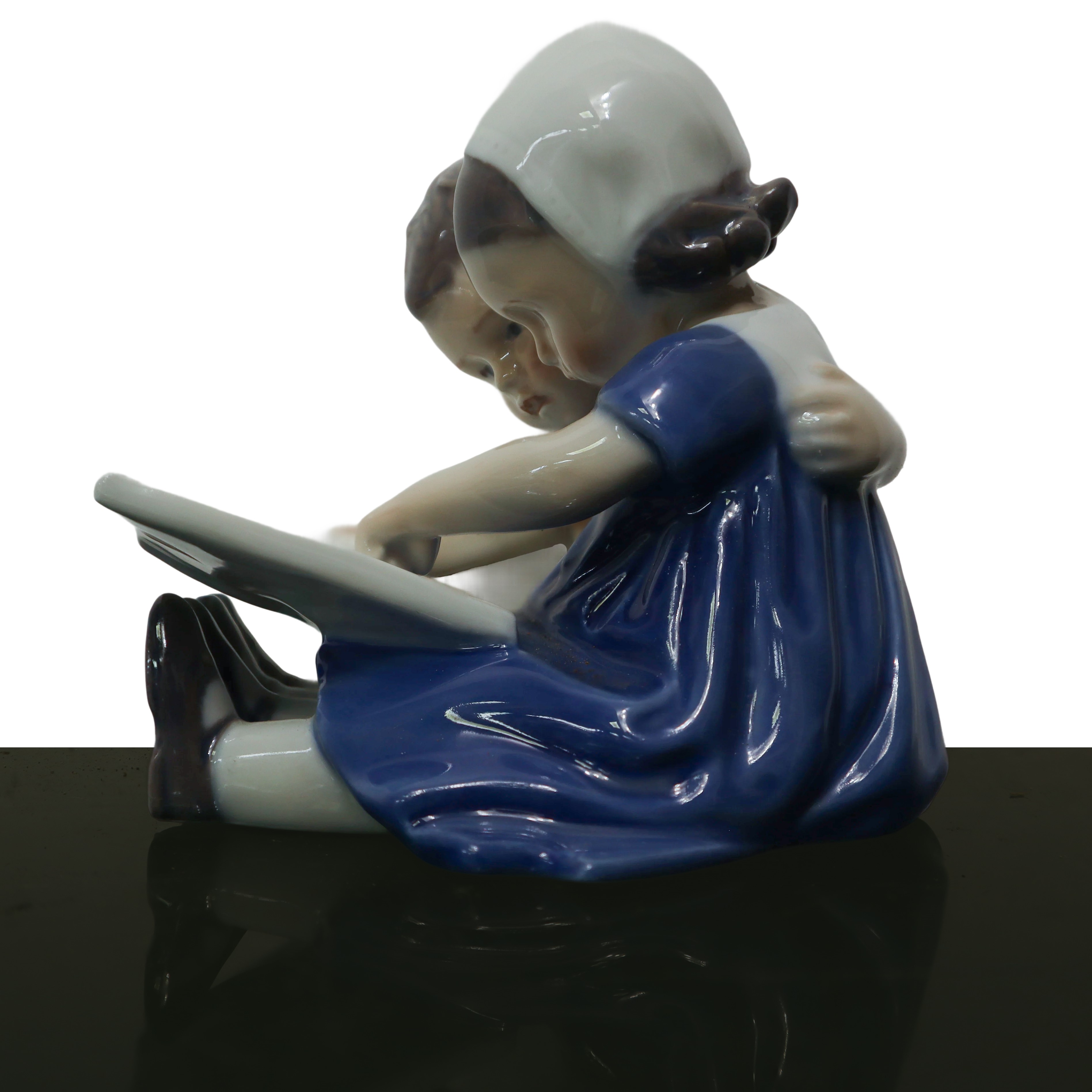 Royal Copenhagen Denmark - Bimbi che Leggono (figurina N°402)