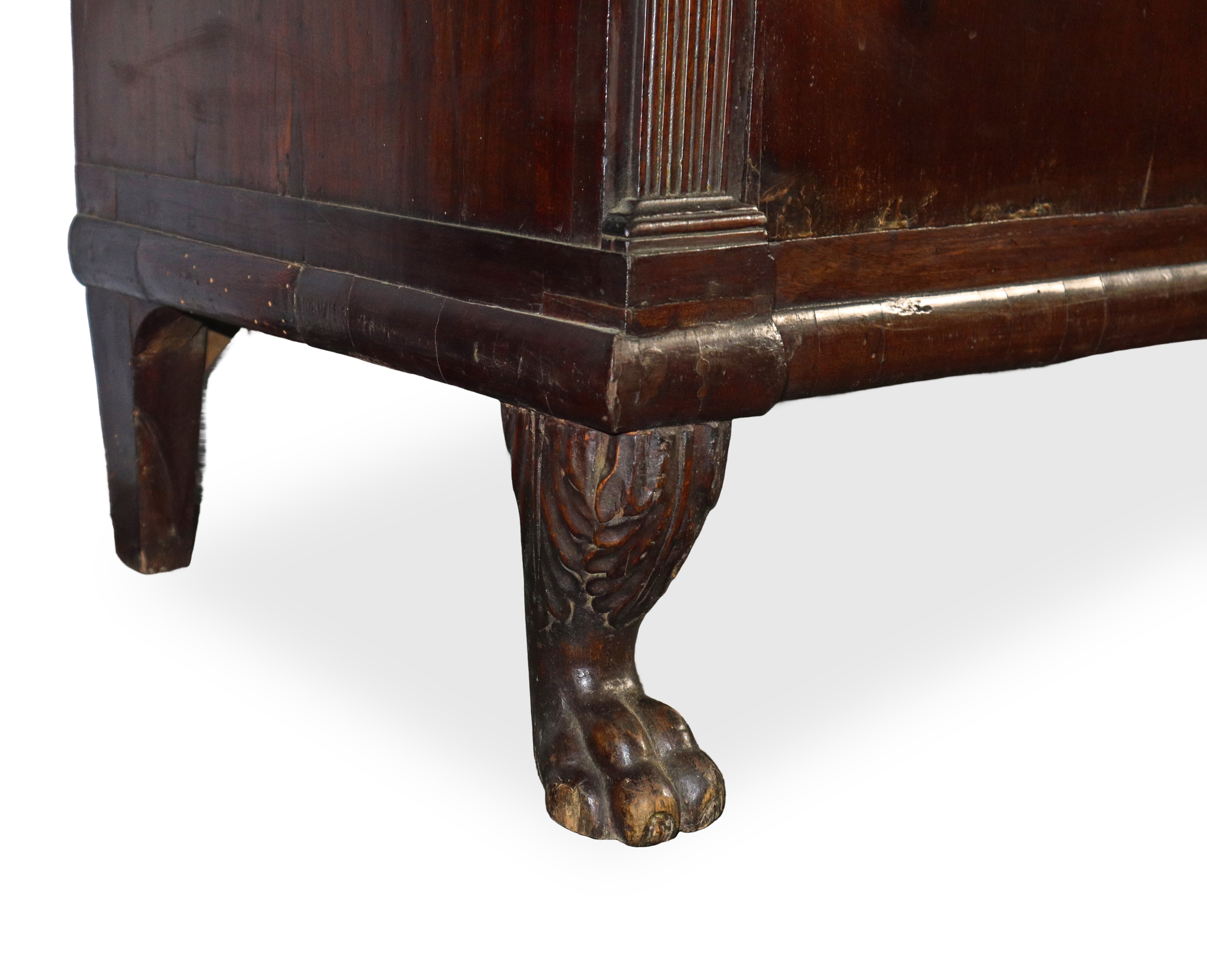 Chiffonier in piuma di mogano Impero