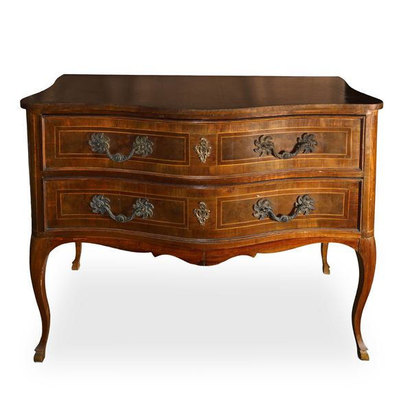 Louis XV style 2-drawer chest of drawers
