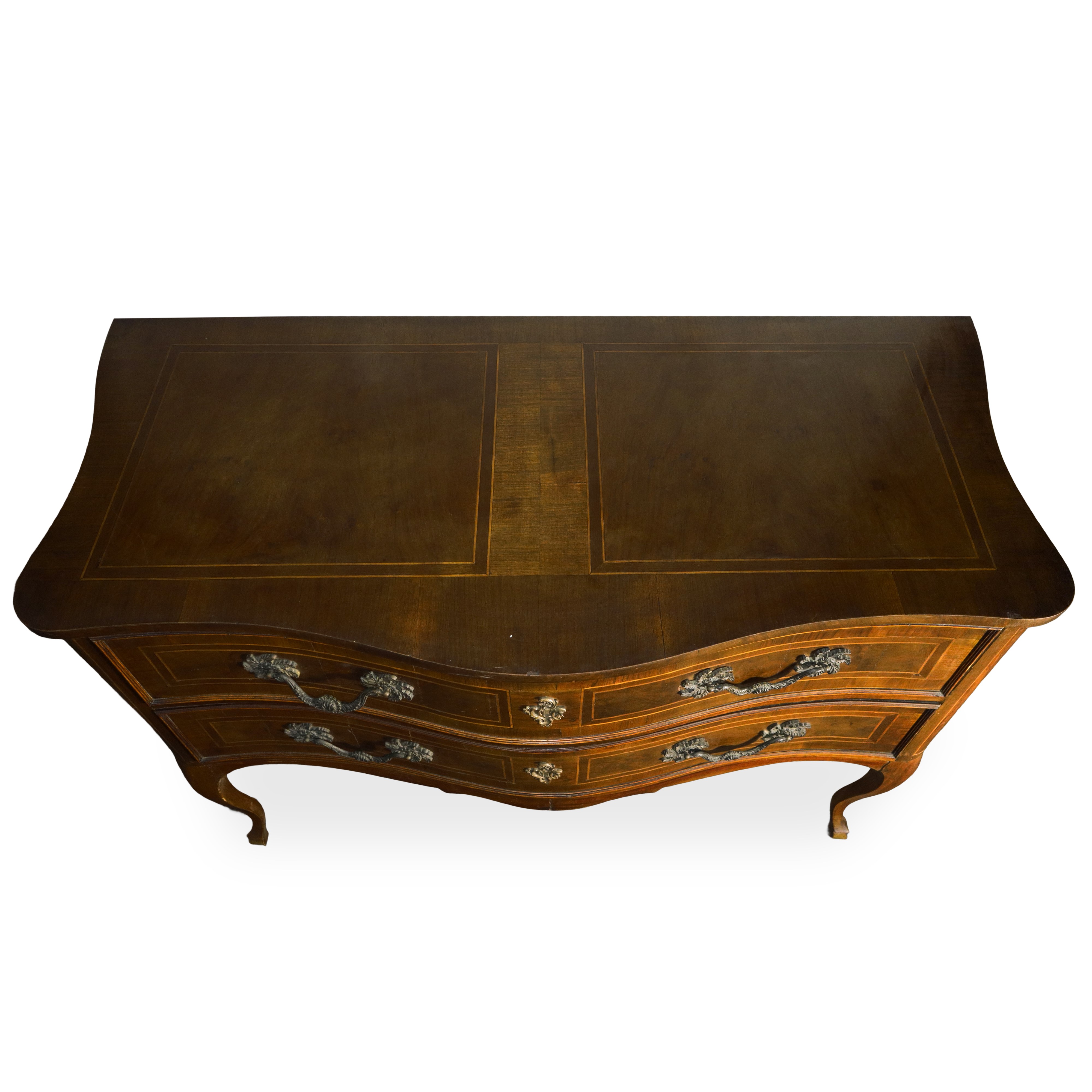 Cassettone 2 cassetti stile Luigi XV