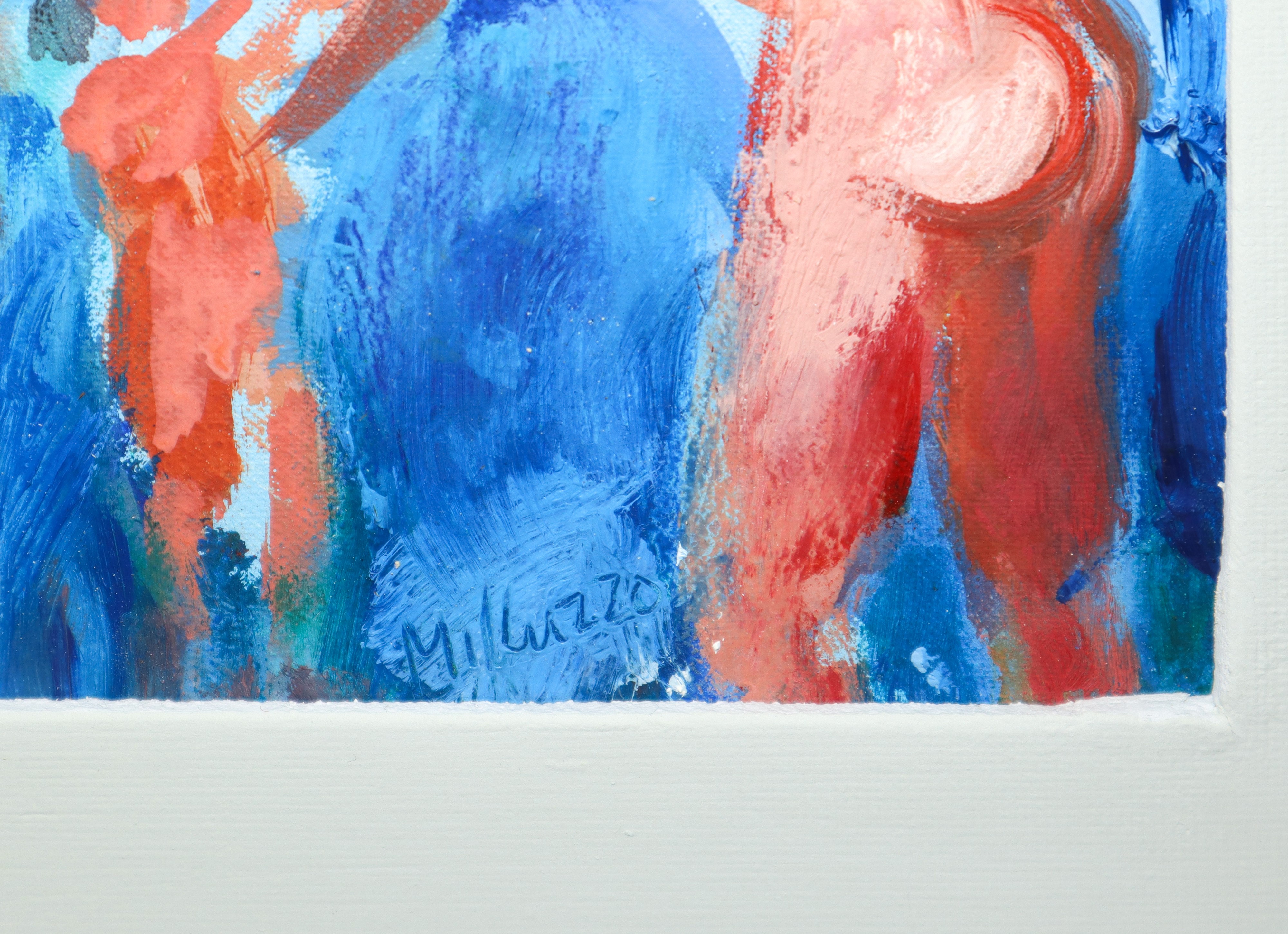 Sebastiano Milluzzo - Nudi di donna, olio su tela