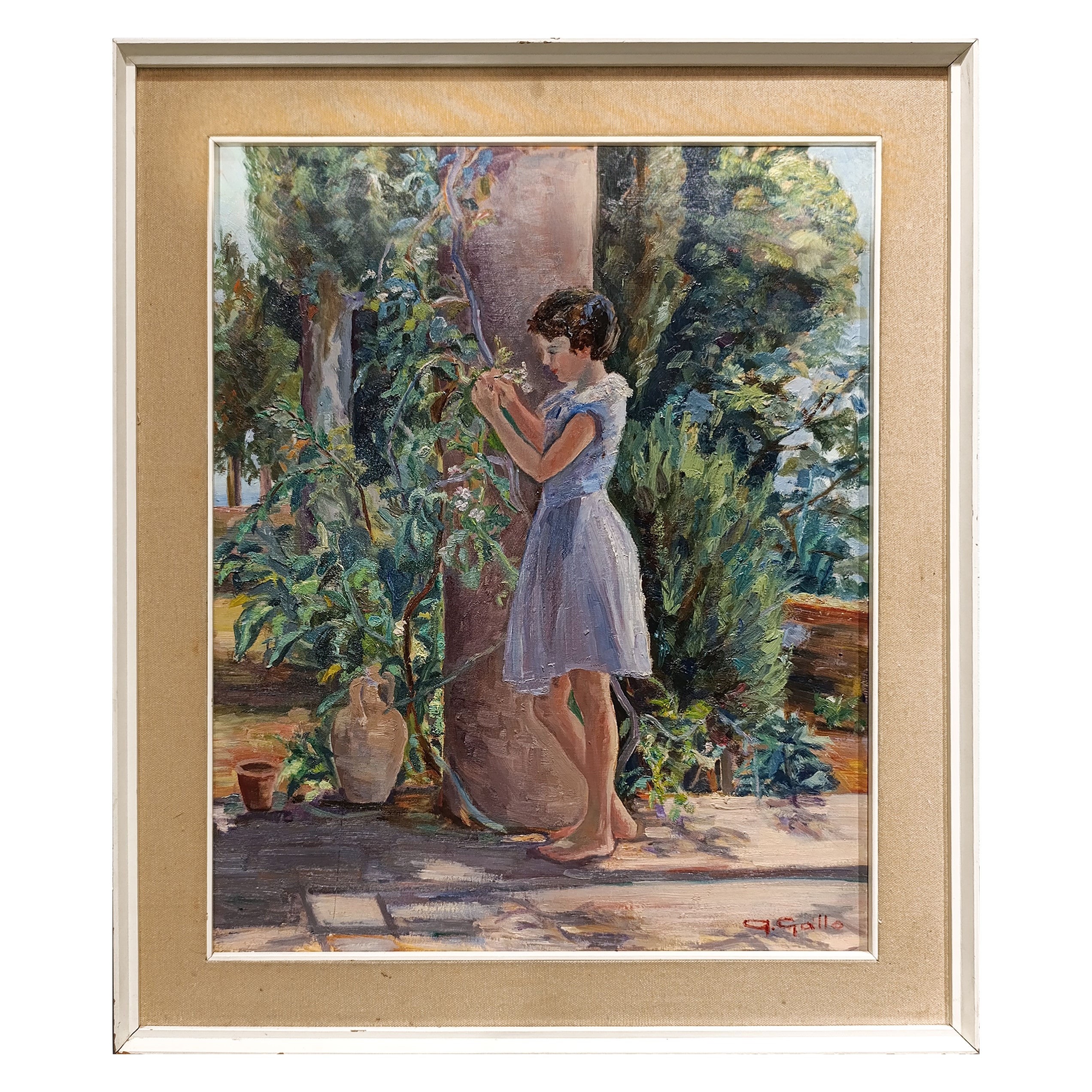 Adriana Gallo - Ragazza in Giardino