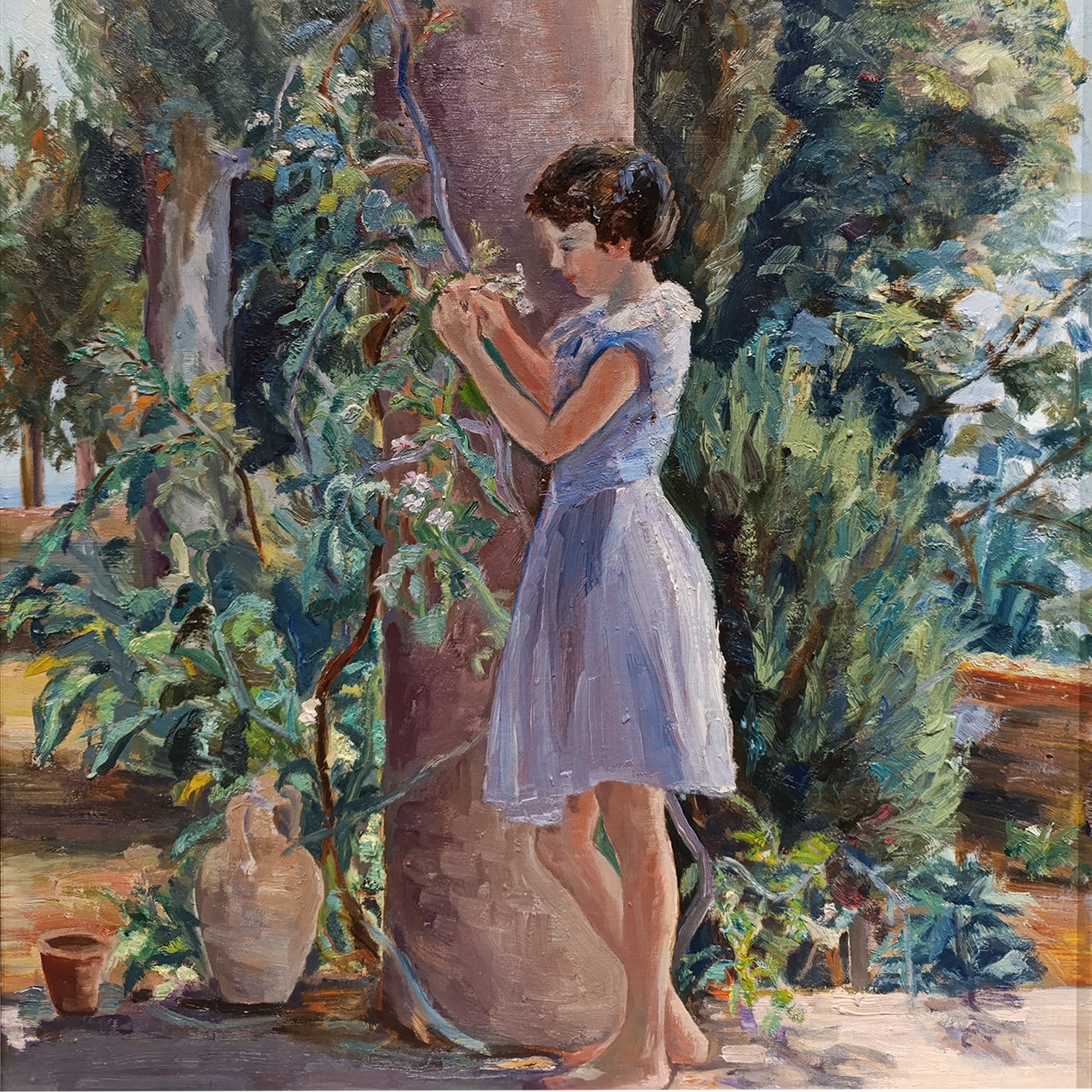 Adriana Gallo - Ragazza in Giardino