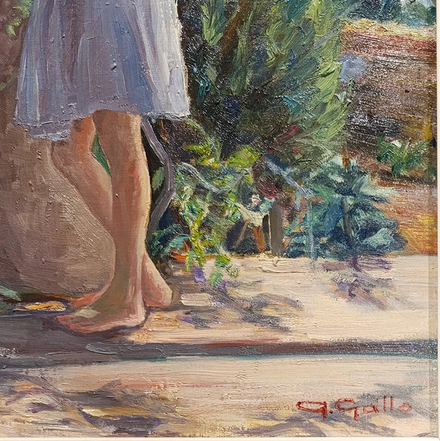 Adriana Gallo - Ragazza in Giardino