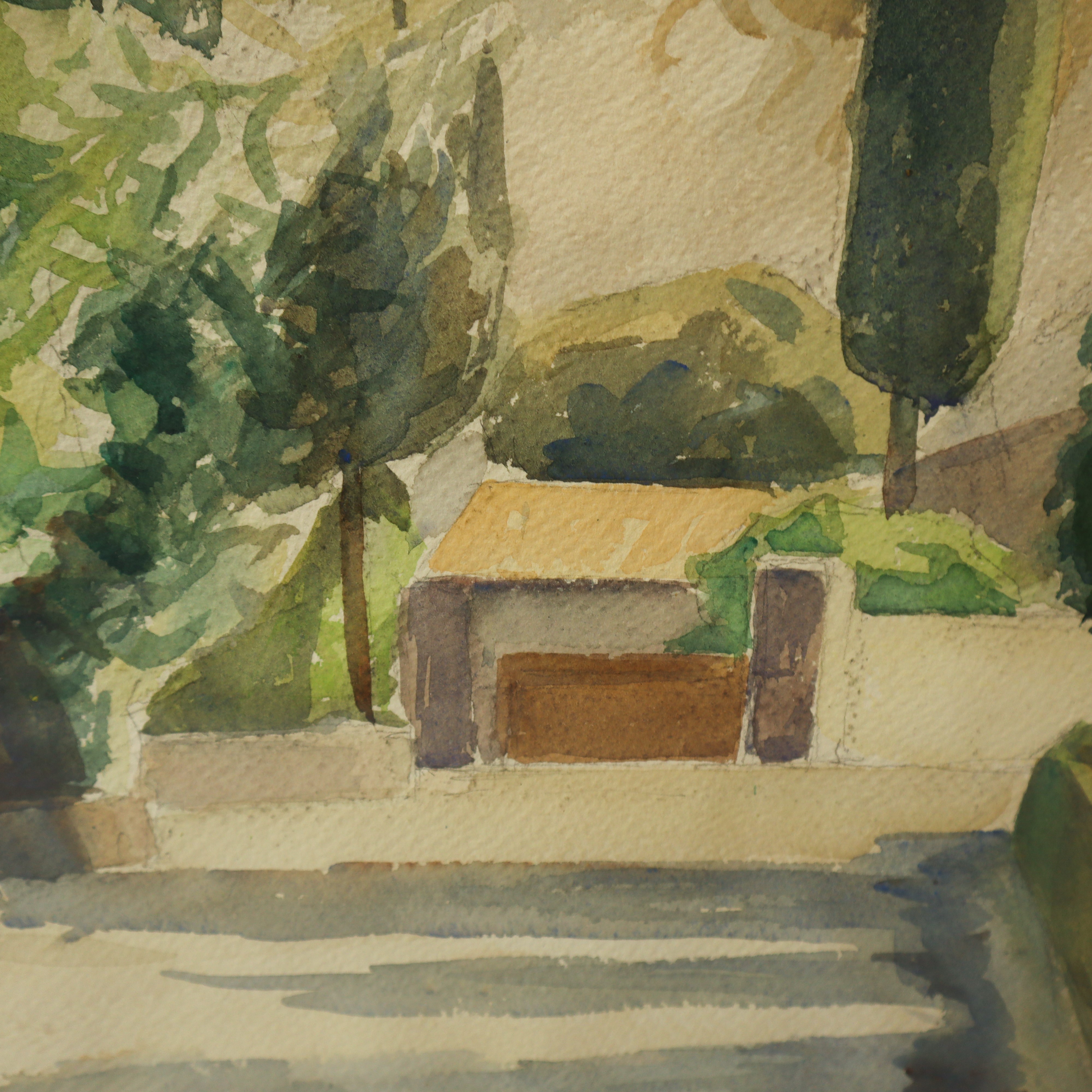 Carmelo Comes - Strada con Alberi