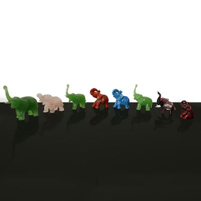 Gruppo di 8 Piccoli Elefantini