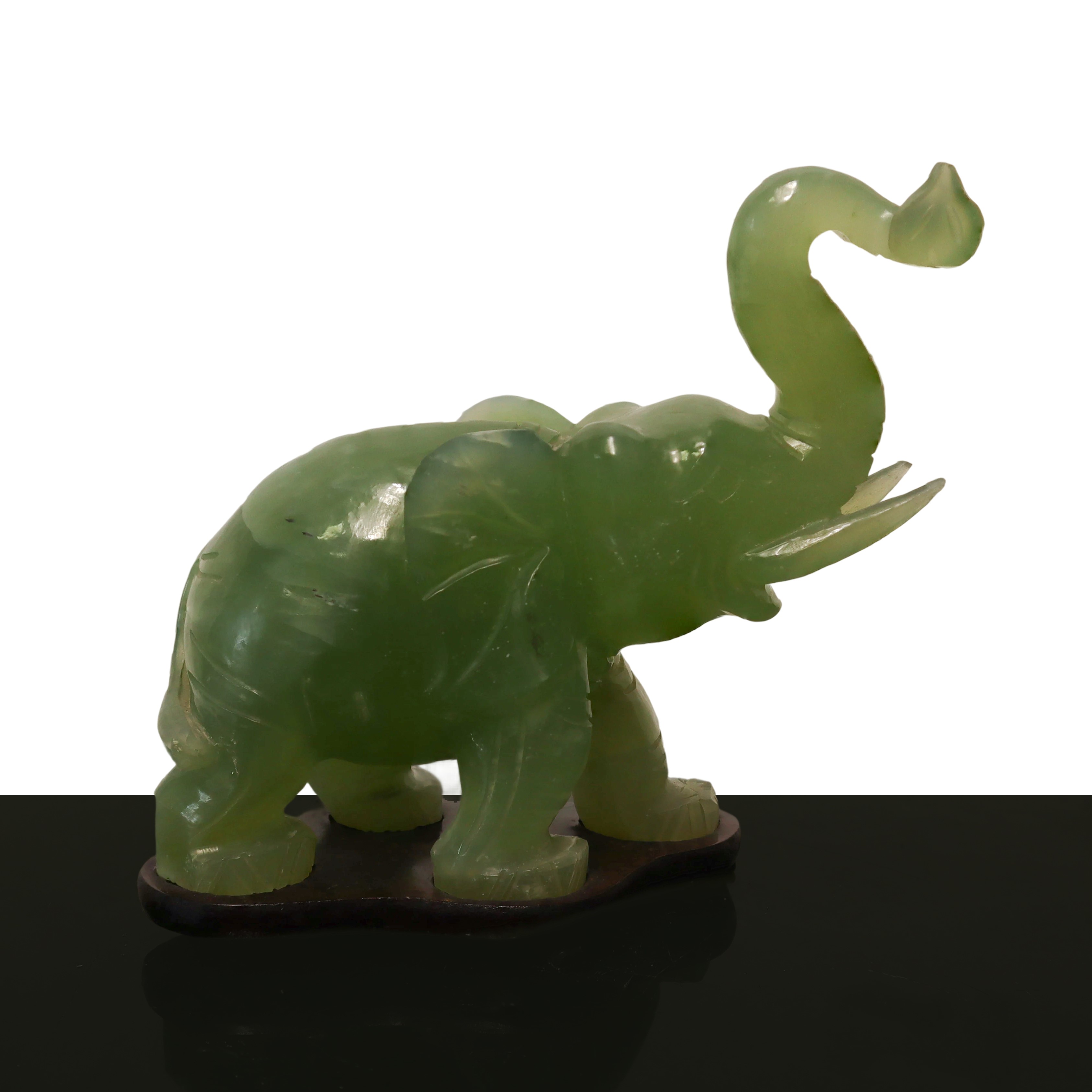 Elefante in Giada Verde