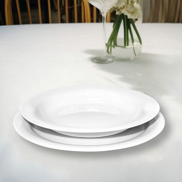 Bavaria - White dinnerware set for 12