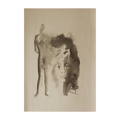 Stampa monotipo firmata e datata (’76)