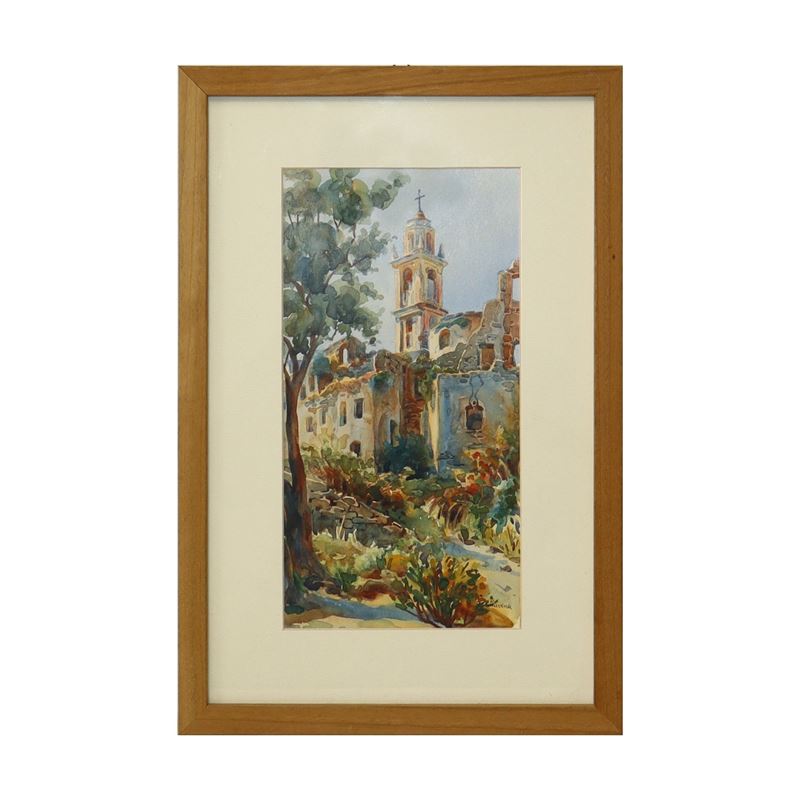 Taormina,chiesa con ruderi