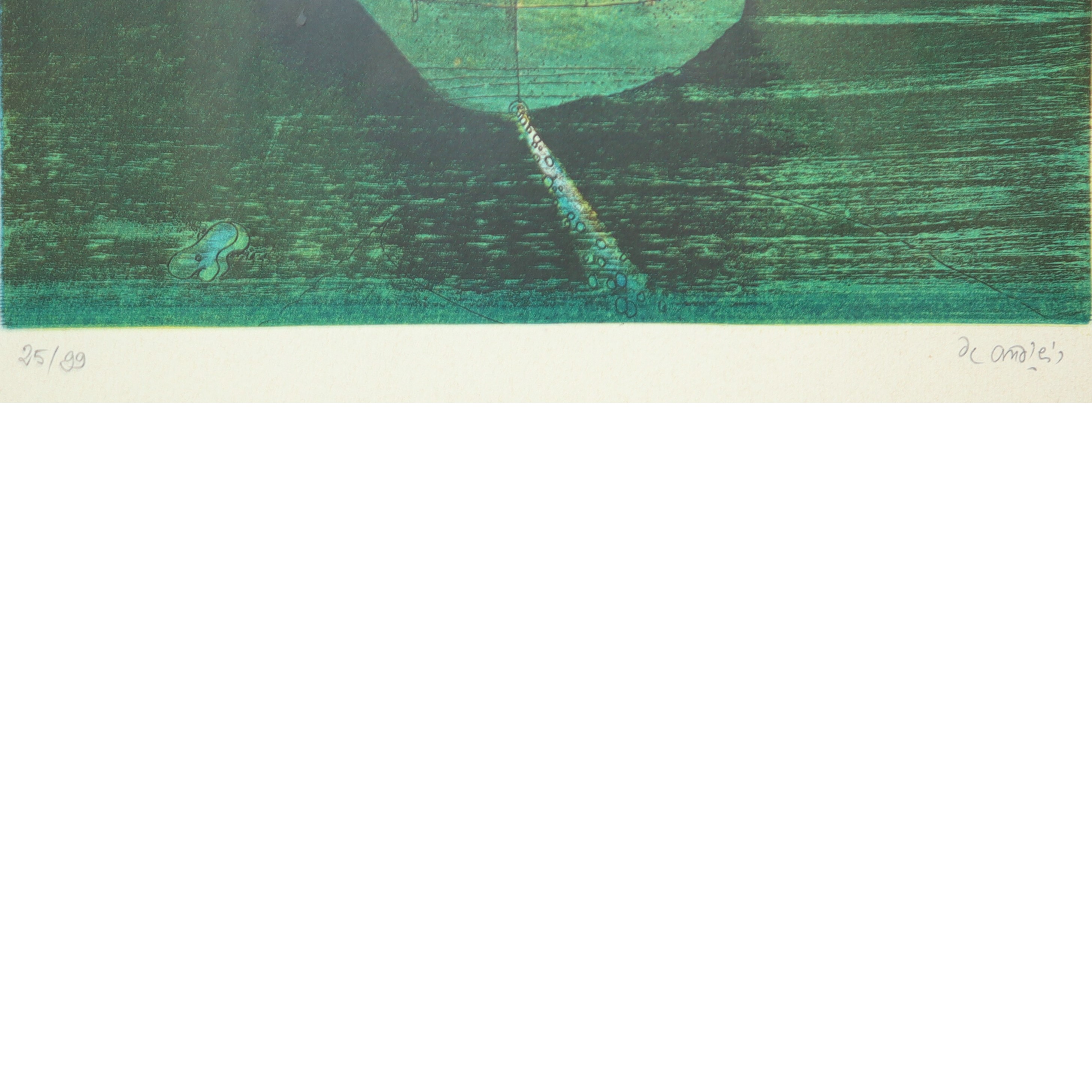 Alberto Andreis - Senza titolo, litografia