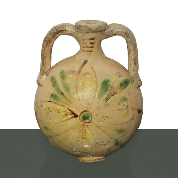 Borraccia in ceramica di Caltagirone