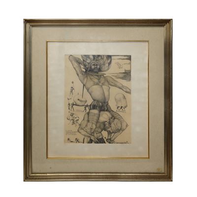 Figure, litografia su carta (1974)