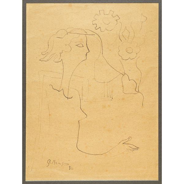 Georges Braque - Woman in profile
