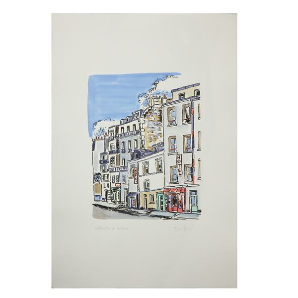 Orfeo Tamburi - Street in Paris