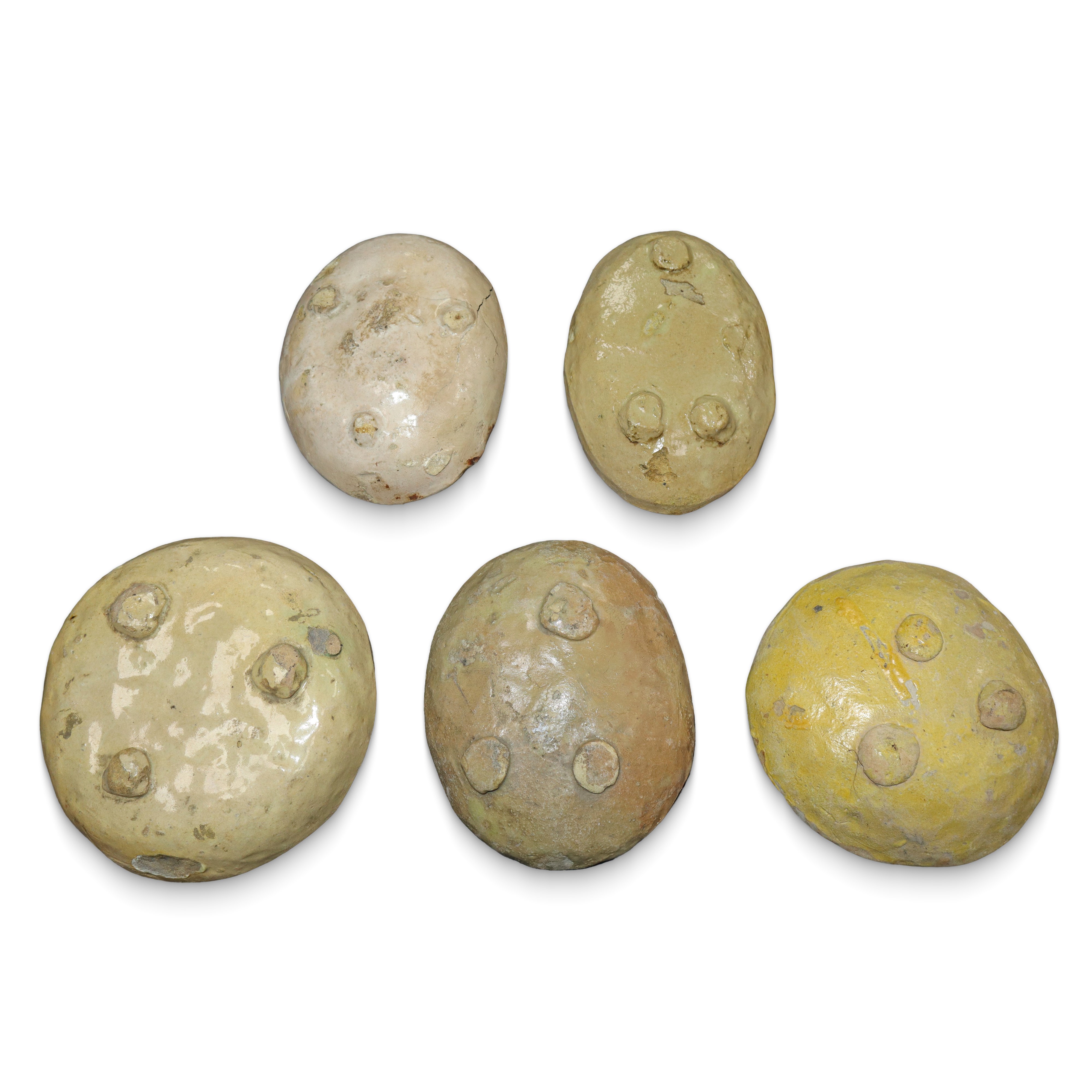 Gruppo composto da N. 5 formelle per mostarda