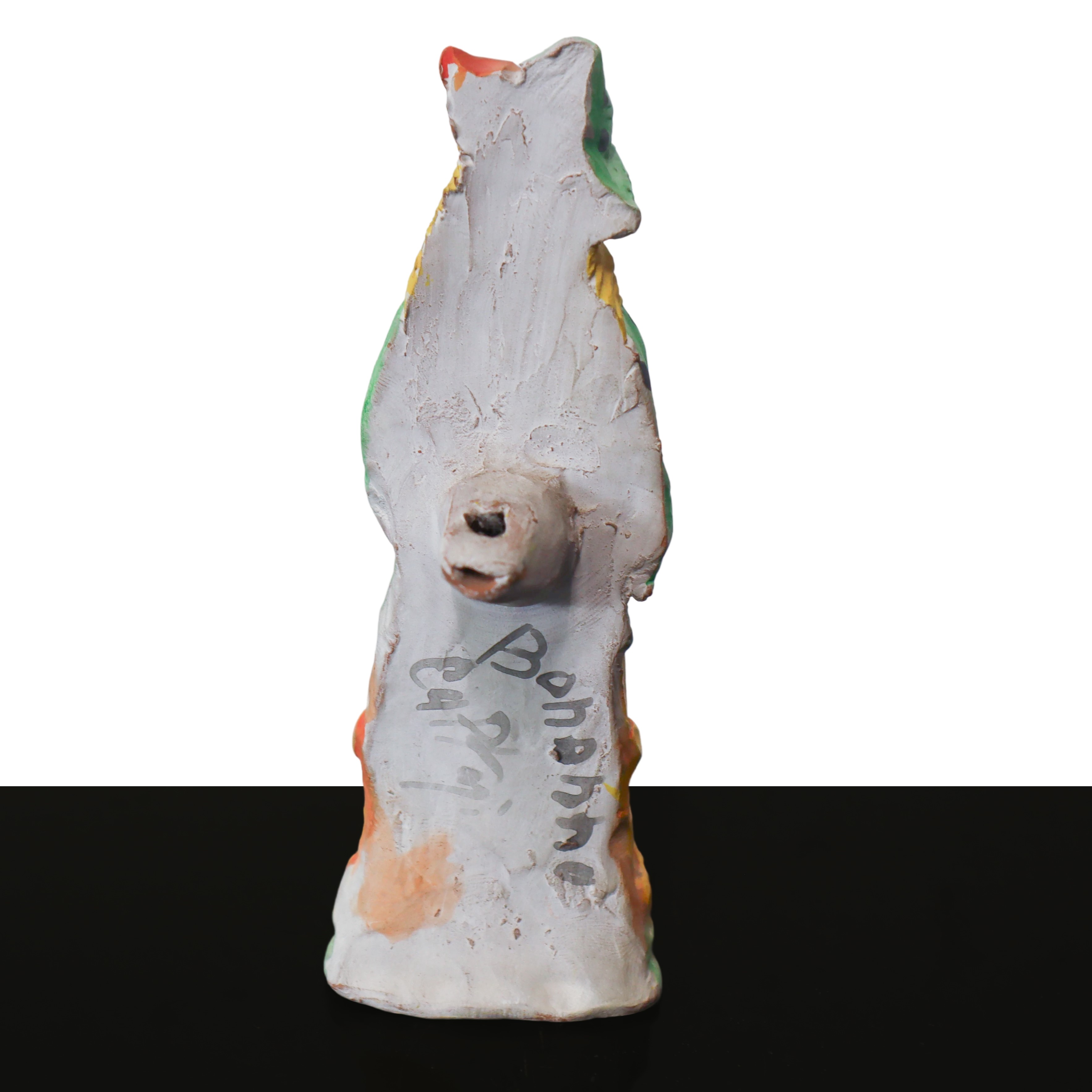 Ceramiche Bonanno - Fischietto Raffigurante Donna in Abito Popolare