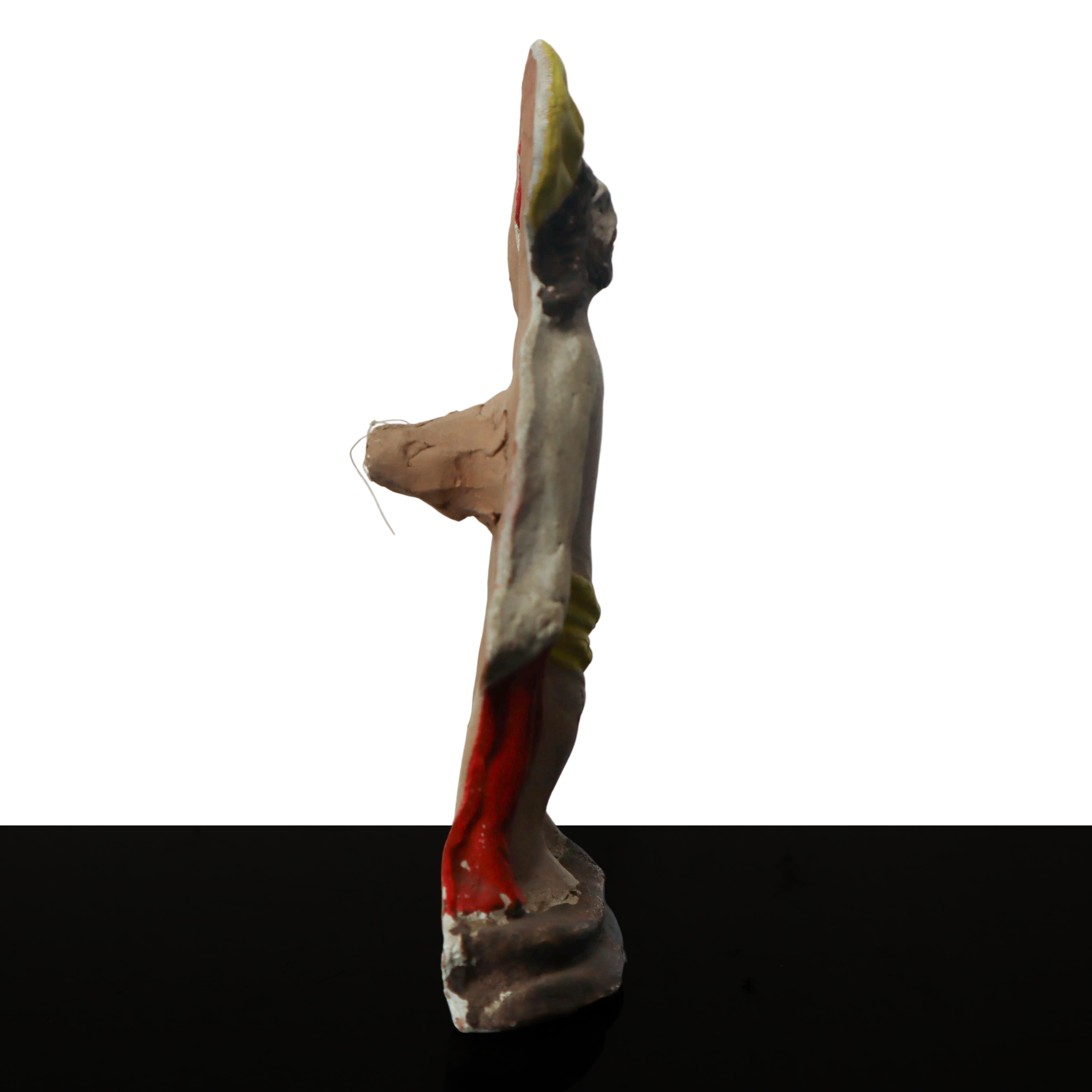 Fischietto raffigurante Gesù, h cm 15.5