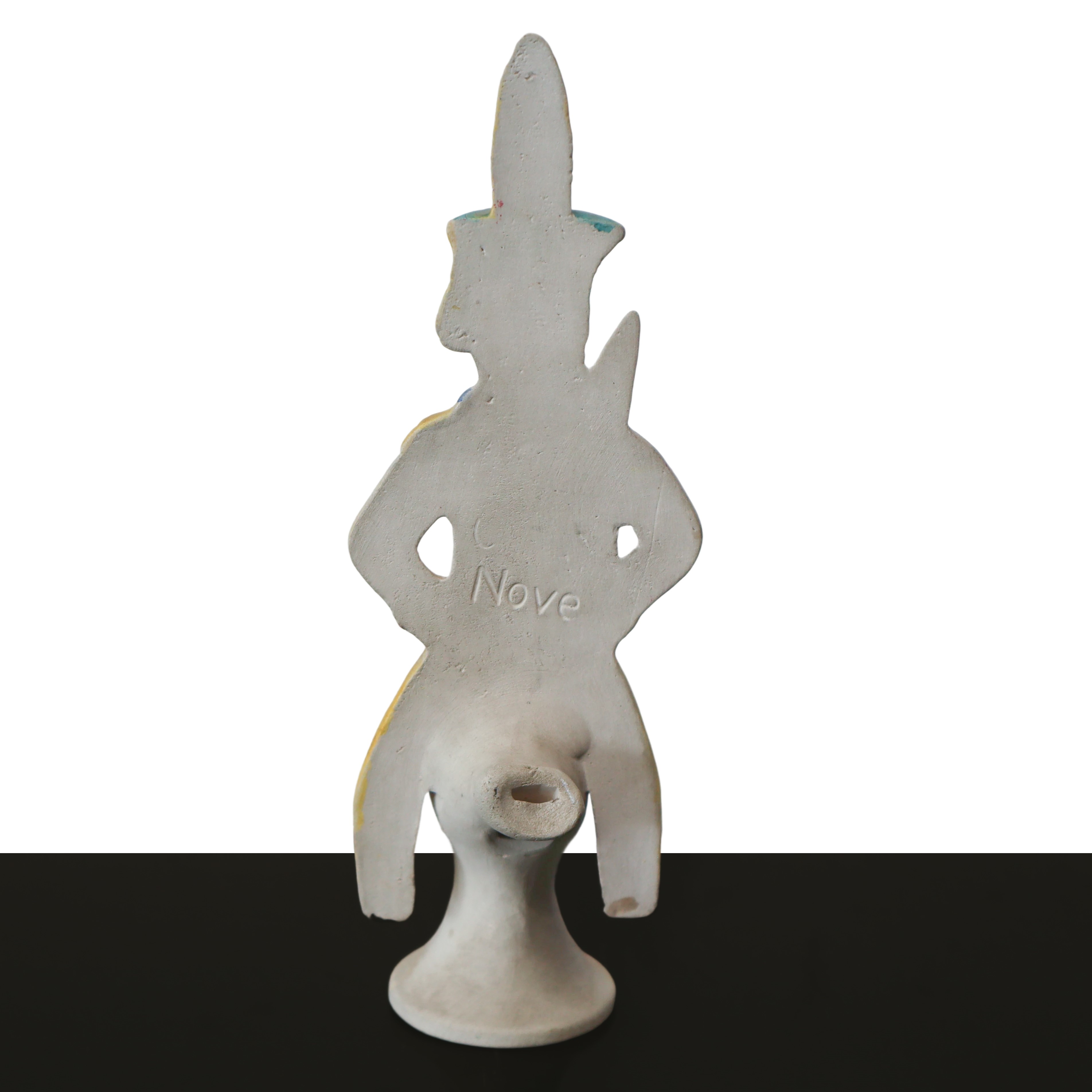 Nove Ceramiche - Fischietto Policromo Raffigurante Soldato