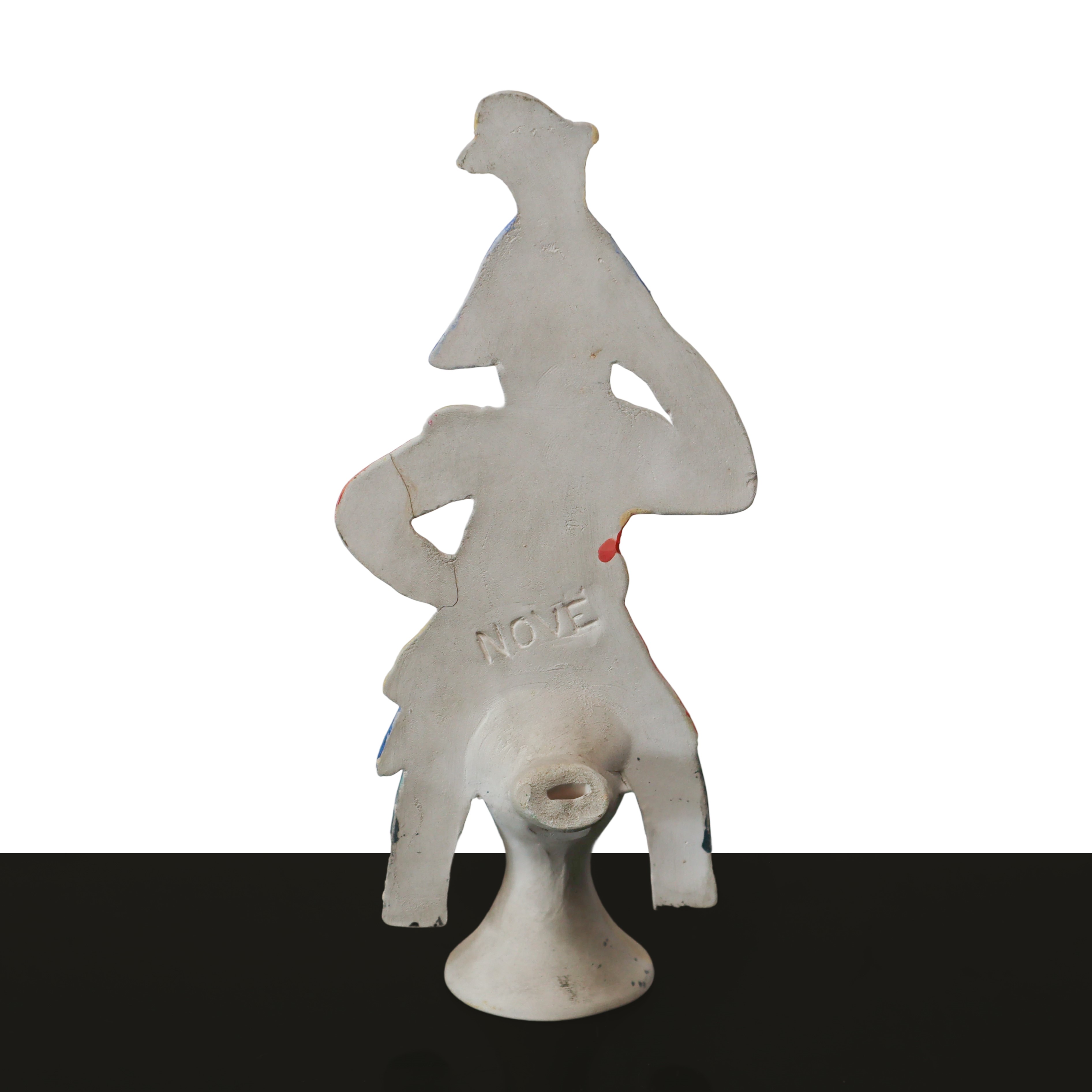 Nove Ceramiche - Fischietto Policromo Raffigurante Soldato