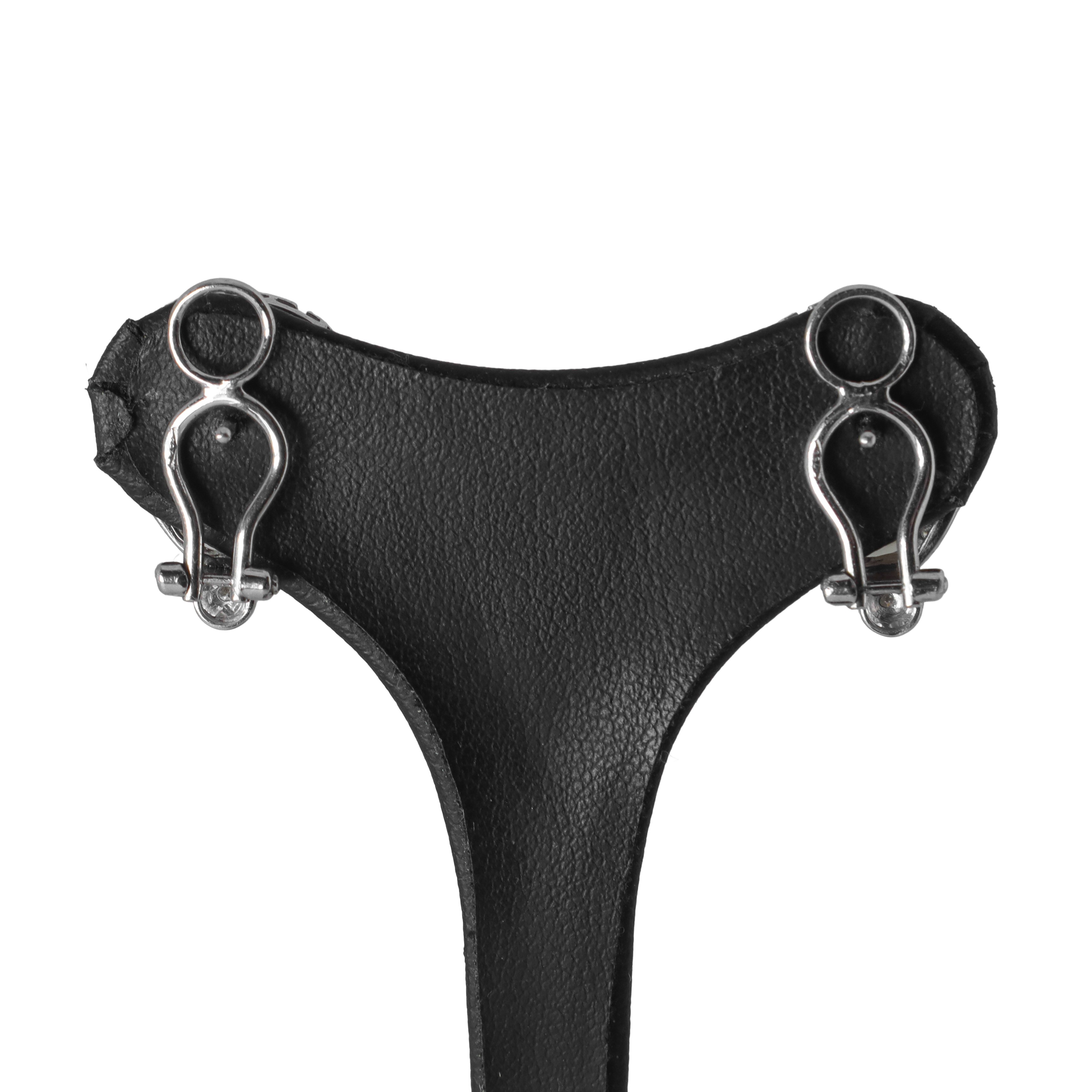 Orecchini in oro bianco 18 kt e perle giapponesi