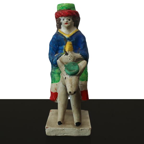 Mario Iudici - Whistle depicting a man on horseback