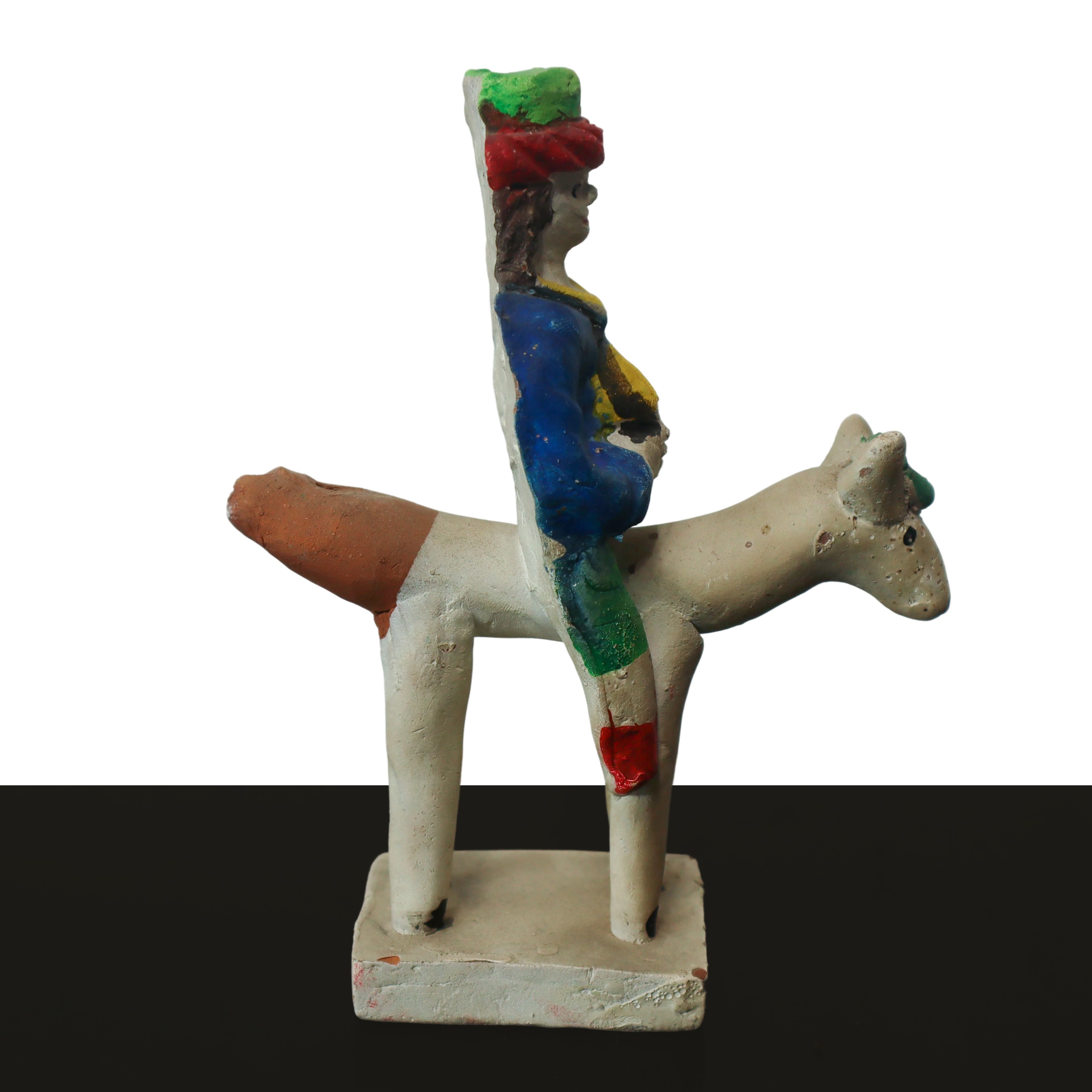 Mario Iudici - Fischietto Raffigurante Uomo a Cavallo