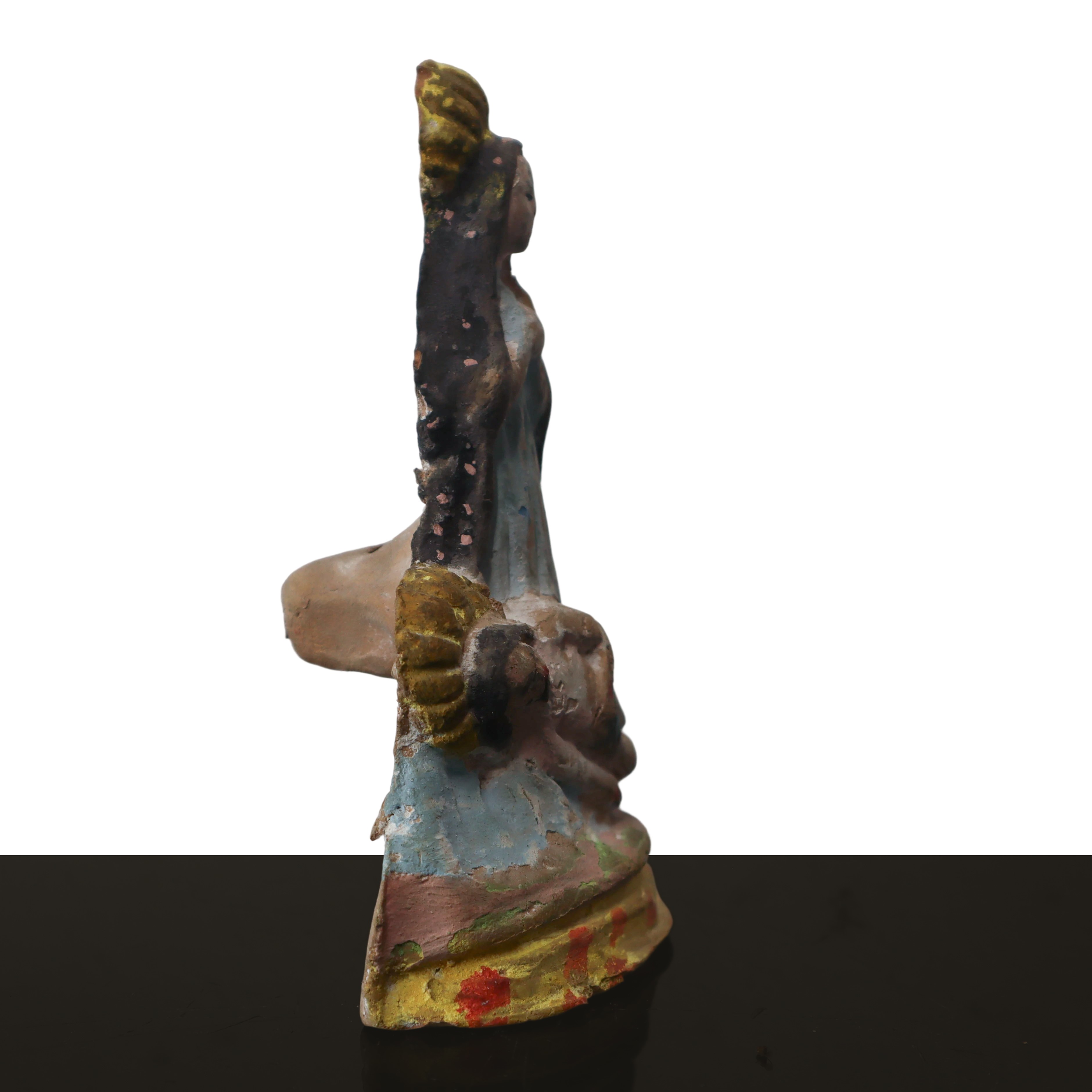 Fischietto Raffigurante Madonna e Gesù