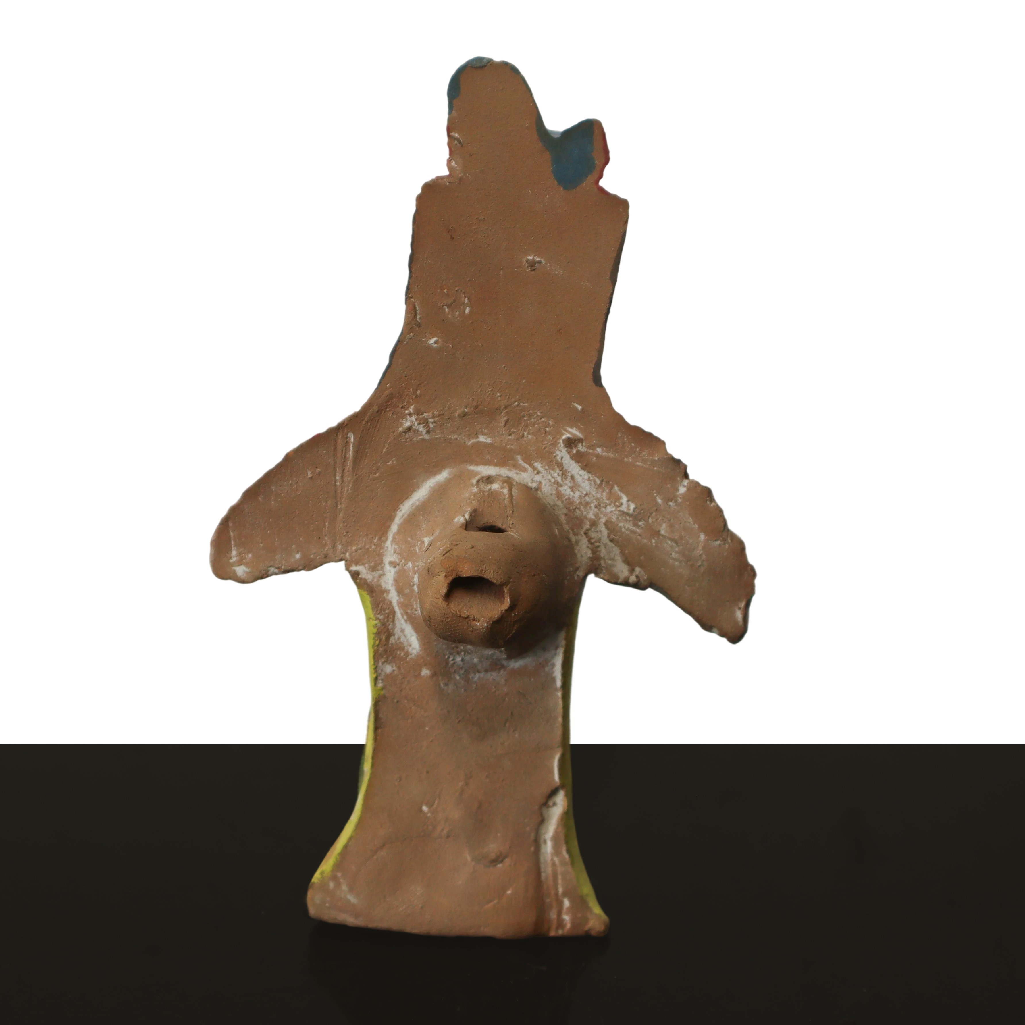 Fischietto in Stile Azteco Raffigurante Donna