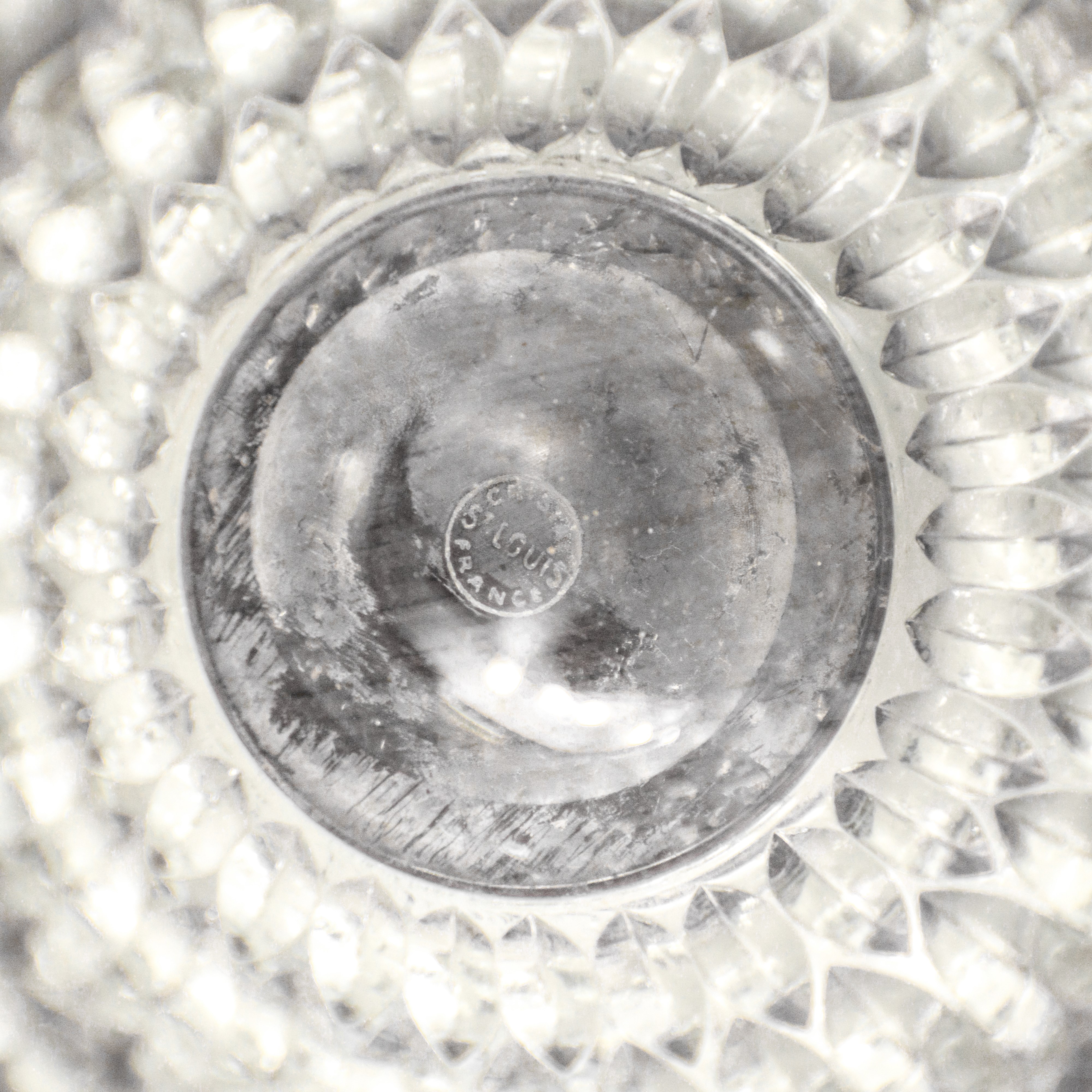 Servizio completissimo di bicchieri modello Lozerè Or in cristallo con perfilo dorato e zigrinatu...