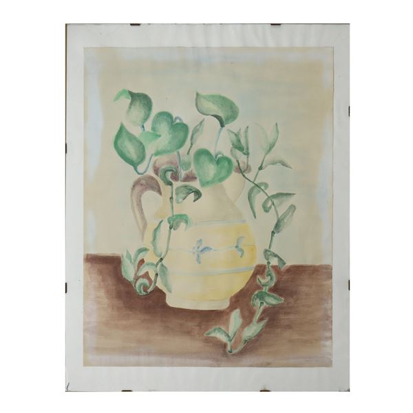 Matilde Iachelli - Natura morta, vaso con pianta
